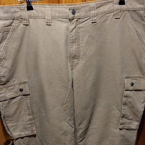 Carhartt Men's Relaxed Fit Cargo Pants 44x30 NWOT Tan Sandy Color - Picture 13 of 13